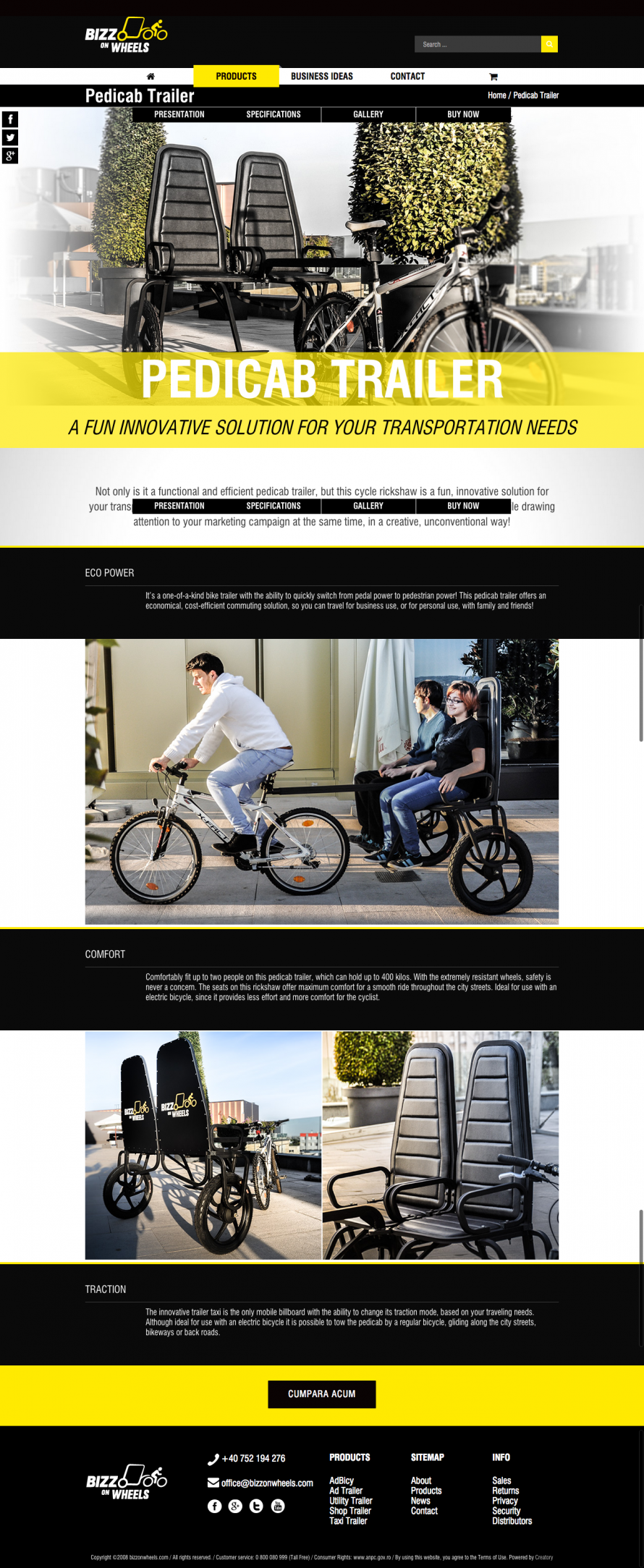 pedicab trailer